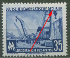 DDR 1956 Leipziger Messe Mit Plattenfehler 519 F 44 Postfrisch - Variétés Et Curiosités