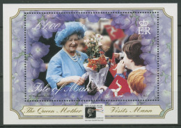 Isle Of Man 2000 100.Geburtstag Königin Elisabeth Block 39 I Postfrisch (C63019) - Man (Ile De)