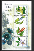 ● GAMBIA 2008 ֍ FLOWERS Of The GAMBIA ● Fiori ● Flowers ● Natura ● Piante ● BF ** 4 Valori ● Lotto N. XX ● - Gambie (1965-...)