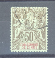 Inde  :  Yv  19  (o)  Faux Fournier - Used Stamps