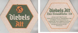 5003134 Bierdeckel 6-eckig - Diebels Alt - Beer Mats