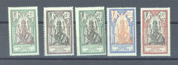 Inde  :  Yv  49-53  * - Unused Stamps