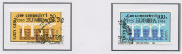 Chypre Turque - Cyprus - Zypern 1984 Y&T N°127 à 128 - Michel N°142 à 143 (o) - EUROPA - Usati