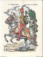 CPA-DOUBLE-1955-2eRégion Miitaire-1810 Aide De CAmp Du Major-Edit A.Chotel-TBE - Regiments