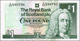 Scotland One Pound 2001 P351e.2 Uncirculated Banknote - 1 Pond