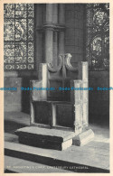 R161765 St. Augustines Chair. Canterbury Cathedral. E. Crow - Monde