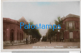 229879 ARGENTINA ENTRE RIOS PARANA AVENIDA RIVADAVIA POSTAL POSTCARD - Argentine