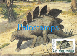 229880 CZECH REPUBLIC PRAHA DILO ZDENK BURIANA DINOSAURUS POSTAL POSTCARD - Tchéquie