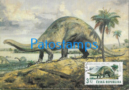 229881 CZECH REPUBLIC PRAHA DILO ZDENK BURIANA DINOSAURUS POSTAL POSTCARD - Tchéquie