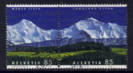 Suisse // Switzerland // 2000-2009 // 2006 // Panorama De Montagne Oblitéré No.1203-1204 - Used Stamps