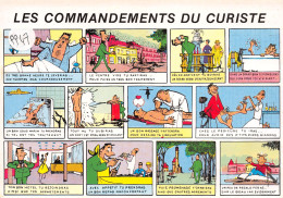 HU-HUMOUR LES COMMANDEMENTS DU CURISTE-N°T2743-A/0251 - Humour