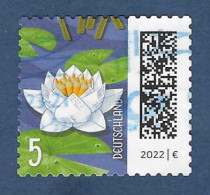 BRD 2022  Mi.Nr. 3651 , Seerose / Freimarken - Selbstklebend / Self-adhesive - Gestempelt / Fine Used / (o) - Used Stamps