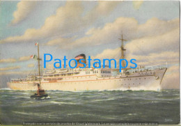 229885 SHIP BARCO ADRIATICA POSTAL POSTCARD - Other & Unclassified