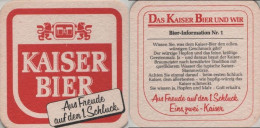 5005354 Bierdeckel Quadratisch - Kaiser - Sous-bocks