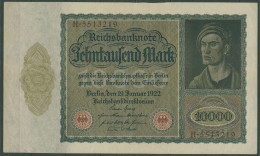Dt. Reich 10000 Mark 1922, DEU-77, Leicht Gebraucht (K1451) - 10.000 Mark