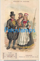 229886 NETHERLANDS HOLLAND COSTUMES MARKEN FISHERMEN PUBLICITY FRANCE MUSCULOSINE BYLA POSTAL POSTCARD - Autres & Non Classés