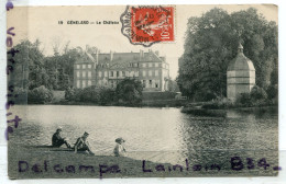 - 19 - GENELARD ( Saône Et Loire ), Le Château, épaisse, Cachet Convoyeur Montchanin à.. Crite, 1909, TBE, Scans - Andere & Zonder Classificatie
