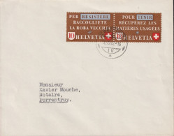 1942 Schweiz Brief ⵙ  Zum: CH Z33f, Mi:CH W Zd 6 Altstoffverwertung. It.-fr. - Lettres & Documents