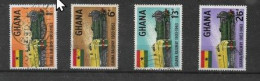1963 The 60th Anniversary Of Ghana Railway. Set Used - Ghana (1957-...)