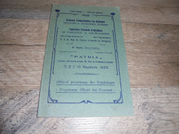 VILLE DE LOUVAIN STAD LEUVEN Exposition Nationale D'Apiculture Programme 1928 Publicités Fonderies Bruxelloises Swan - Belgium
