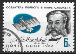 Russia 1963. Scott #2772 (U) A. F. Mozhaisky (1825-90), Pioneer Airplane Builder - Gebruikt