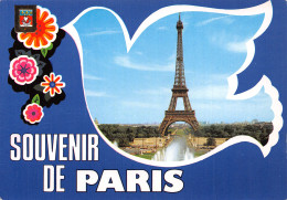 75-PARIS LA TOUR EIFFEL-N°T2757-B/0159 - Autres & Non Classés
