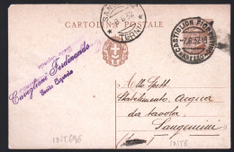 CASTIGLION FIORENTINO - 1932 - CARTOLINA COMMERCIALE - CAVIGLIONI FERDINANDO - PERITO AGRARIO (INT696) - Shops