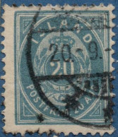Island 1882 20 Aur Perforation 12½ Cancelled - Oblitérés