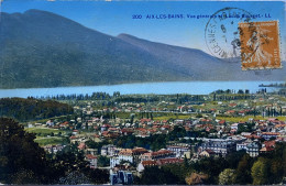 CP (Savoie). AIX Les BAINS, Vue Générale Et Lac Du Bourget (n°200) - Aix Les Bains