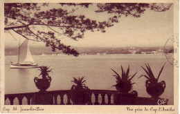 (06). Juan Les Pins. 86 Vue Du Cap D'Antibes & 6160.4  La Plage & 665 & (4) - Autres & Non Classés