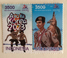 INDONESIA 2023 Scouting Jamboree Birds Eagle 2v MNH - Sonstige & Ohne Zuordnung
