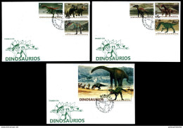 2016:  Prehistoric Animals, Dinosaurs, FDC - Prehistorisch