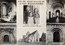 37-L ILE BOUCHARD EGLISE SAINT GILLES-N°T2762-D/0127 - L'Île-Bouchard