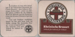 5005820 Bierdeckel Quadratisch - Coblenzer Closterbräu - Sous-bocks