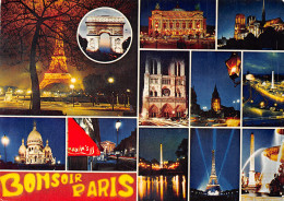 75-PARIS LA NUIT-N°T2766-A/0137 - Sonstige & Ohne Zuordnung