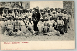 13512041 - Plantagen Arbeiter Gruppenfoto Barbados - Saint-Christophe-et-Niévès