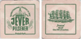 5002297 Bierdeckel Quadratisch - Jever - Vollschiff Preussen - Sous-bocks