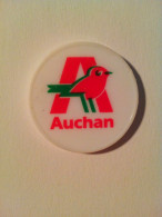 Jeton Auchan - Trolley Token/Shopping Trolley Chip