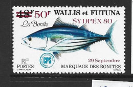 Wallis & Futuna Islands 1980 Sydpex 50 Fr Overprint On 18Fr Bonito MNH - Unused Stamps