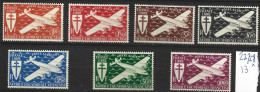 AFRIQUE EQUATORIALE FRANCAISE N° 22/28  SERIE DE LONDRES NEUF CHARNIERE TRES LEGERE - Unused Stamps