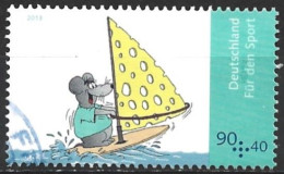 Germany 2013. Scott #B1067 (U) Mouse On Sailboat With Swiss Cheese Sail - Oblitérés