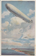 MIL3330   - ZEPPELIN  AM DEUTSCHER OSTSEEKUSTE --    DEUTSCHER LUFTFLOTTEN - VERREIN   - HANS - RUDOLF SCHULZE - Fesselballons