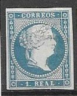 Spain Mh * 1856 20 Euros No Watermark - Nuovi