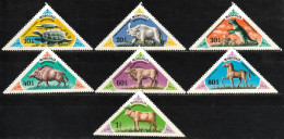 1977 Mongolia Prehistoric Animals Set (** / MNH / UMM) - Prehistorics