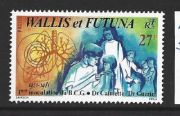 Wallis & Futuna Islands 1981 TB Tuberculosis 27 Fr Single MNH - Neufs