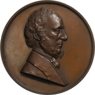 Pays-Bas, Médaille, S. C. Snellen Van Vollenhoven, Entomologiste, 1873, Utrecht - Autres & Non Classés