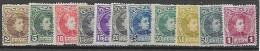 Spain Mh * Original Gum (only 50c No Gum) 1901 (set Without 4 And 10 Ptas) Still Over 330 Euros - Unused Stamps