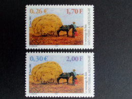 SAINT-PIERRE ET MIQUELON MI-NR. 827-828 POSTFRISCH(MINT) HEUERNTE 2001 - Nuevos