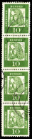 BRD DS BED. DEUTSCHE Nr 350yR Gestempelt 3ER STR X2790CA - Used Stamps
