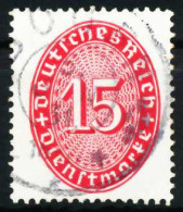 DEUTSCHES-REICH DIENST Nr 124 Gestempelt X642F1E - Dienstzegels